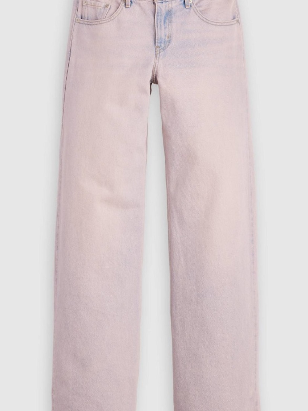 Levi's Pastel Pink Wide-Leg Jeans